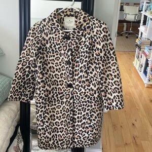 Kate Spade fun leopard coat.  Has a 50’s vibe.  Size 2 fits like a size 4-6.